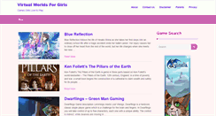 Desktop Screenshot of girlsvirtualworlds.com